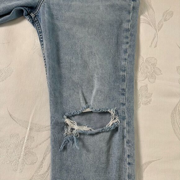 Abercrombie & Fitch Womens The Ankle Straight Ultra Hi Rise Jeans Blue Sz 30/10s - Picture 16 of 16